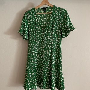 Forever 21 Button Up Floral Dress